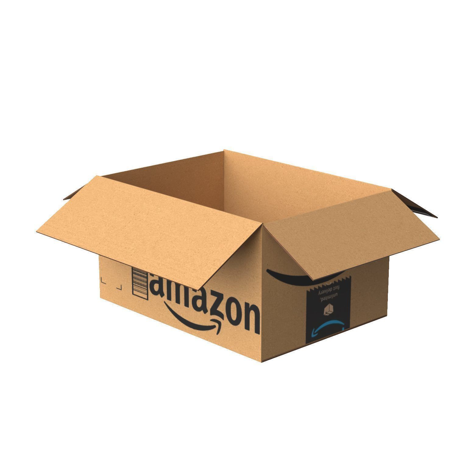 Amazon Box 2A PBR 10 Low-poly 3D model_11