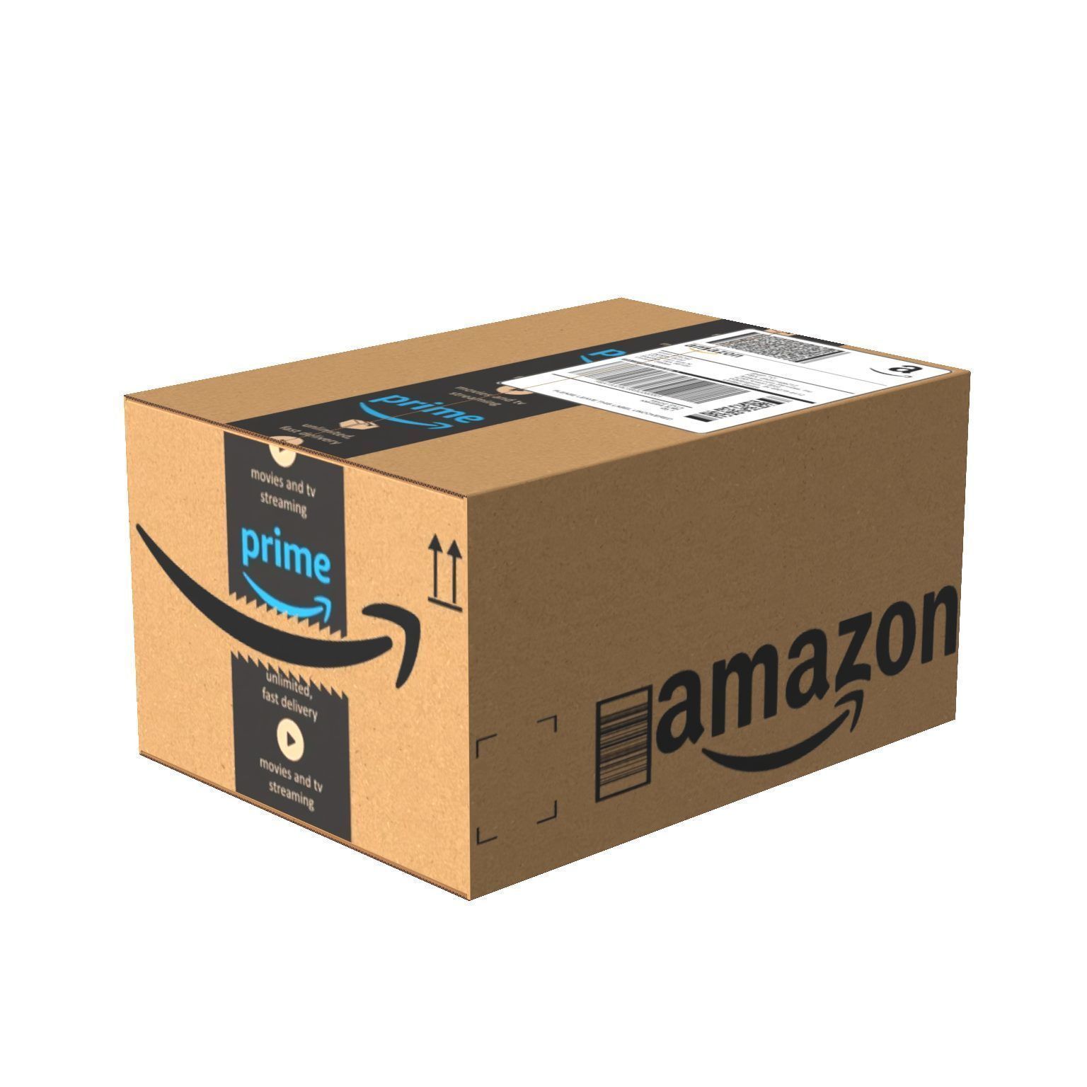 Amazon Box 2A PBR 10 Low-poly 3D model_5