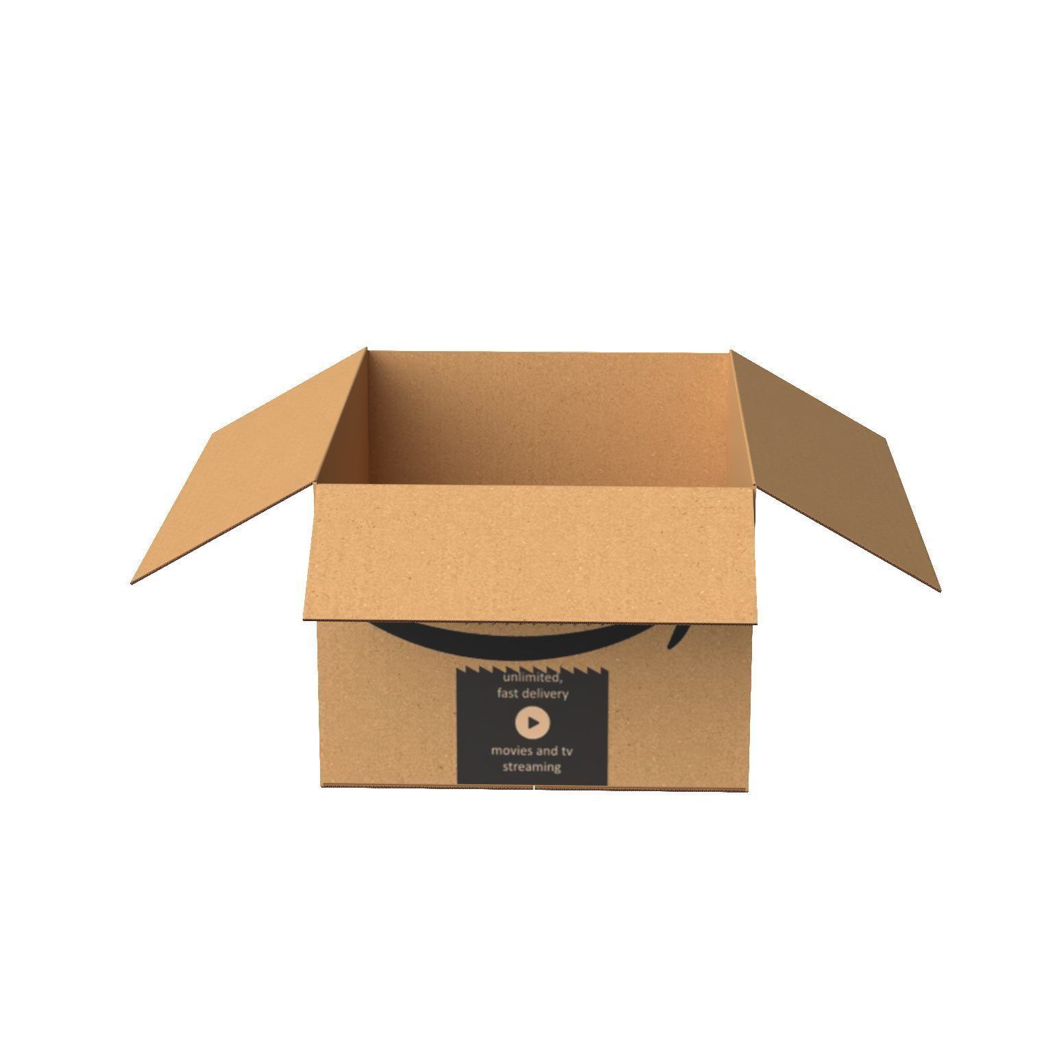 Amazon Box 2A PBR 10 Low-poly 3D model_14