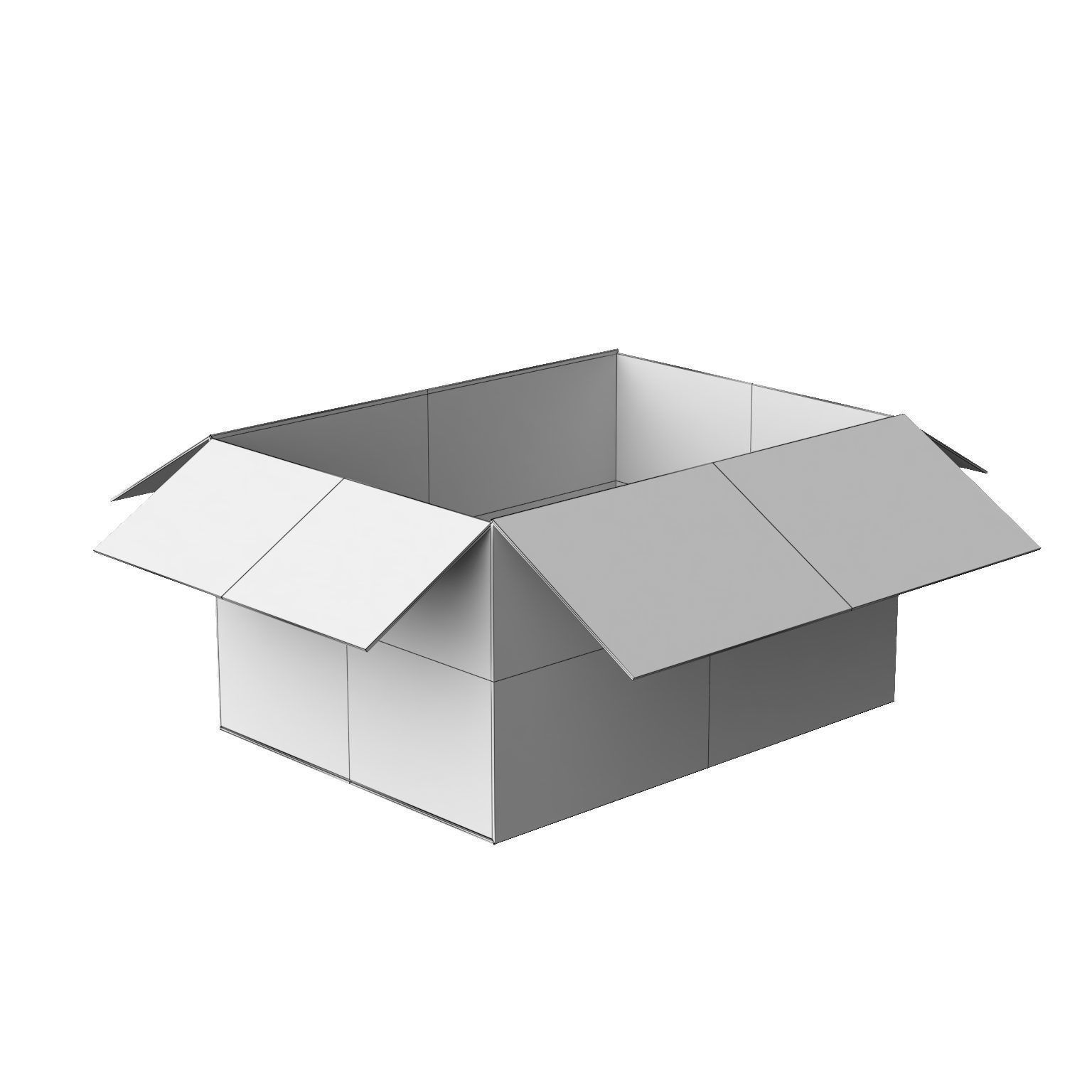 Amazon Box 2A PBR 10 Low-poly 3D model_25