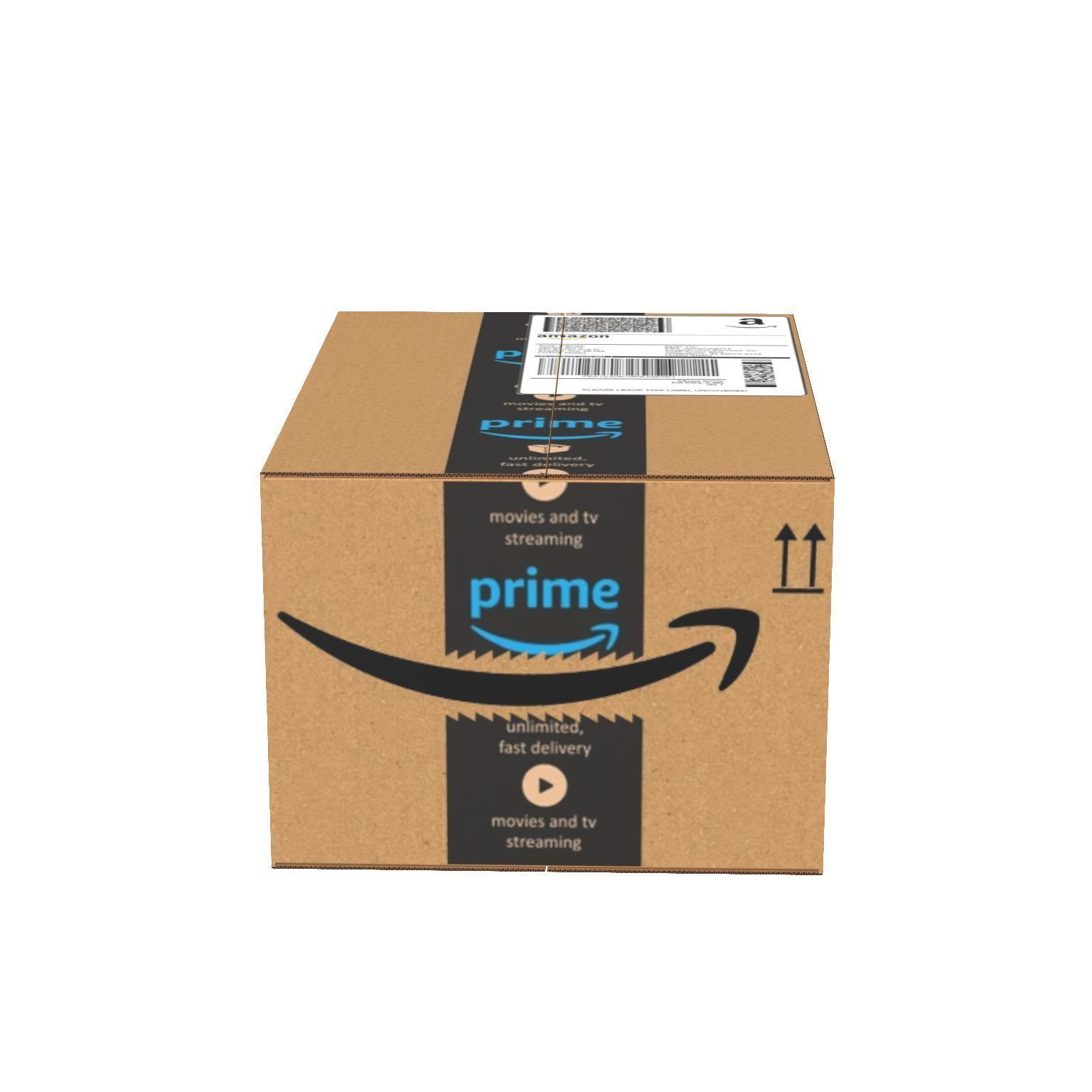 Amazon Box 2A PBR 10 Low-poly 3D model_6