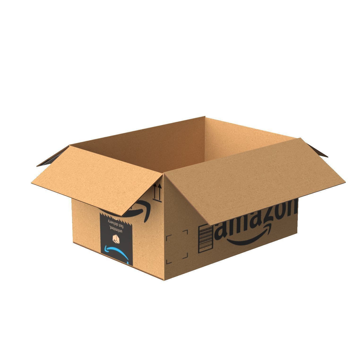 Amazon Box 2A PBR 10 Low-poly 3D model_18
