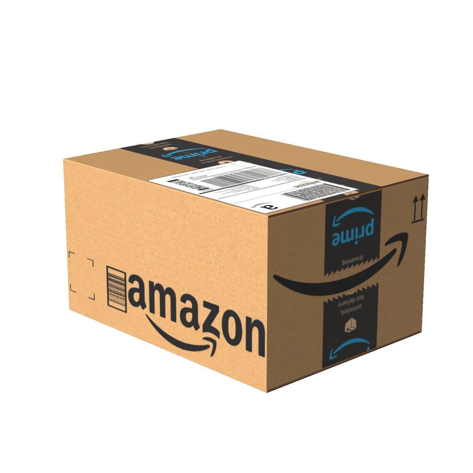 Amazon Box 2A PBR 10 Low-poly 3D model_3