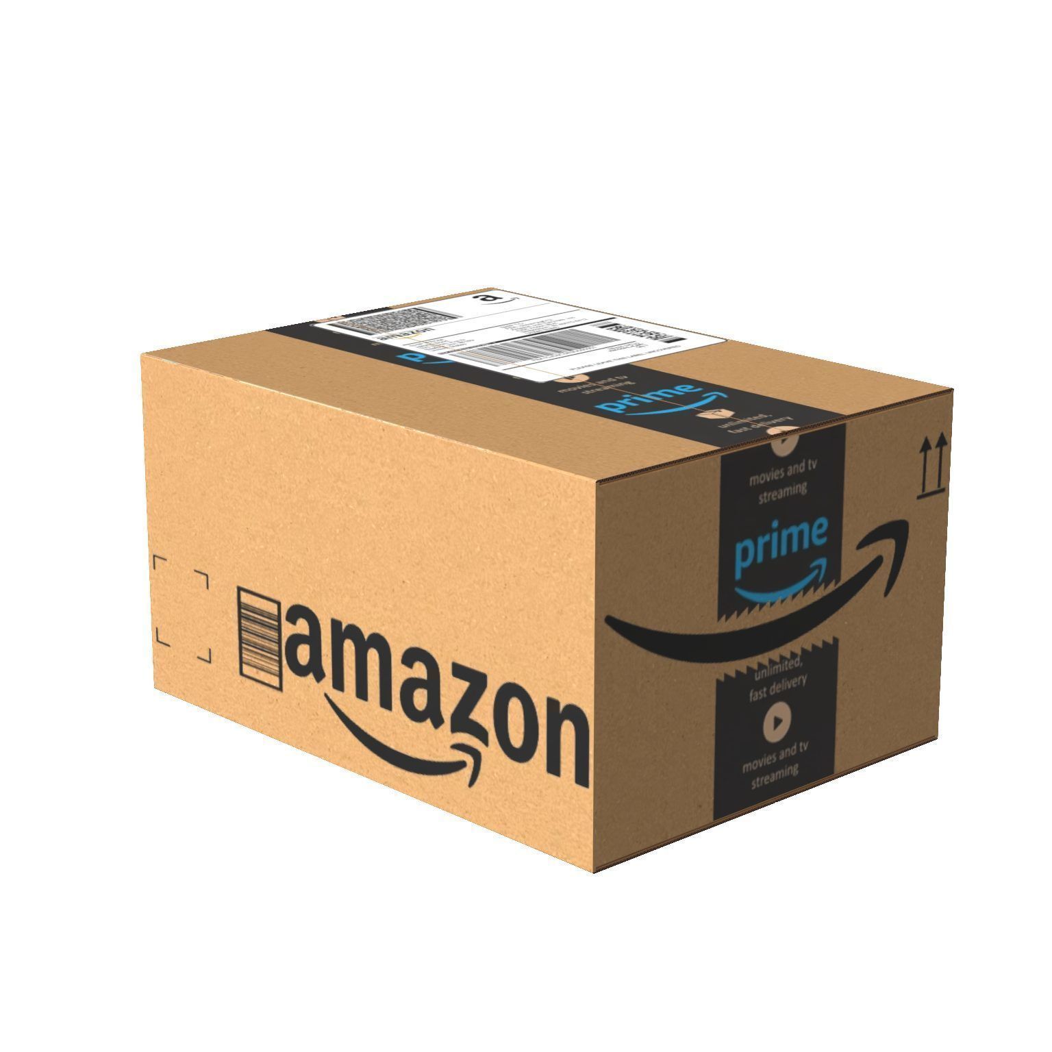 Amazon Box 2A PBR 10 Low-poly 3D model_2