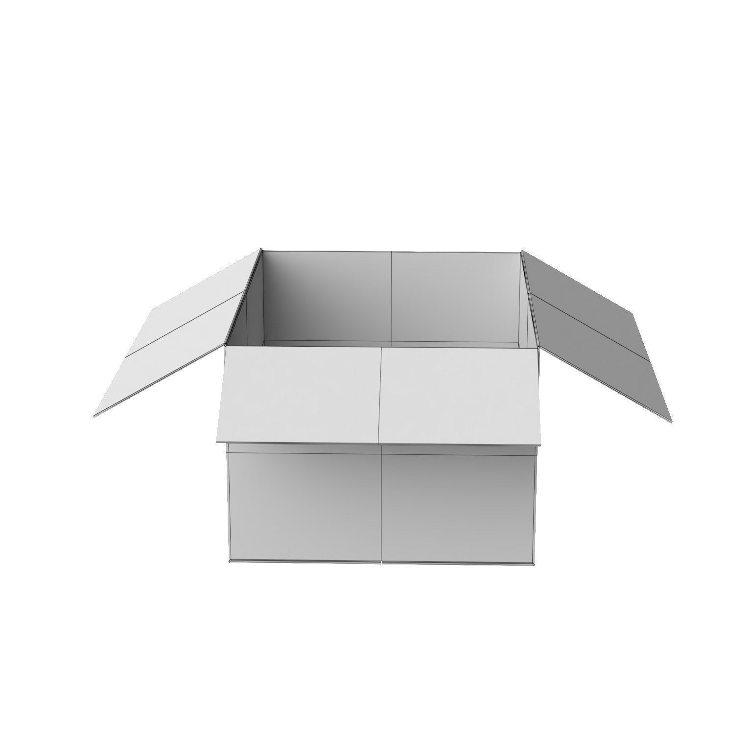 Amazon Box 2A PBR 10 Low-poly 3D model_22