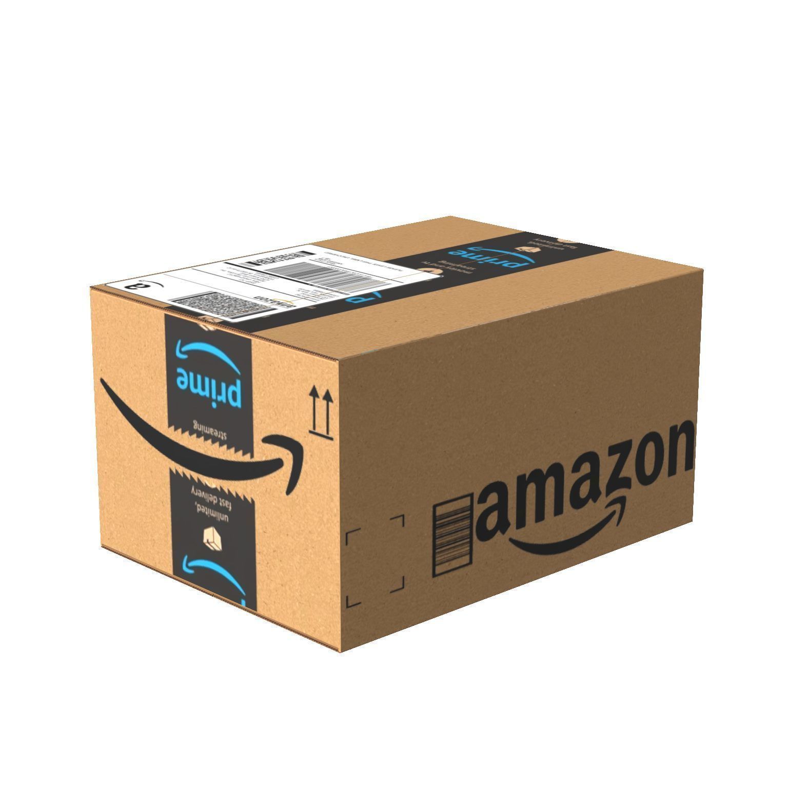 Amazon Box 2A PBR 10 Low-poly 3D model_1