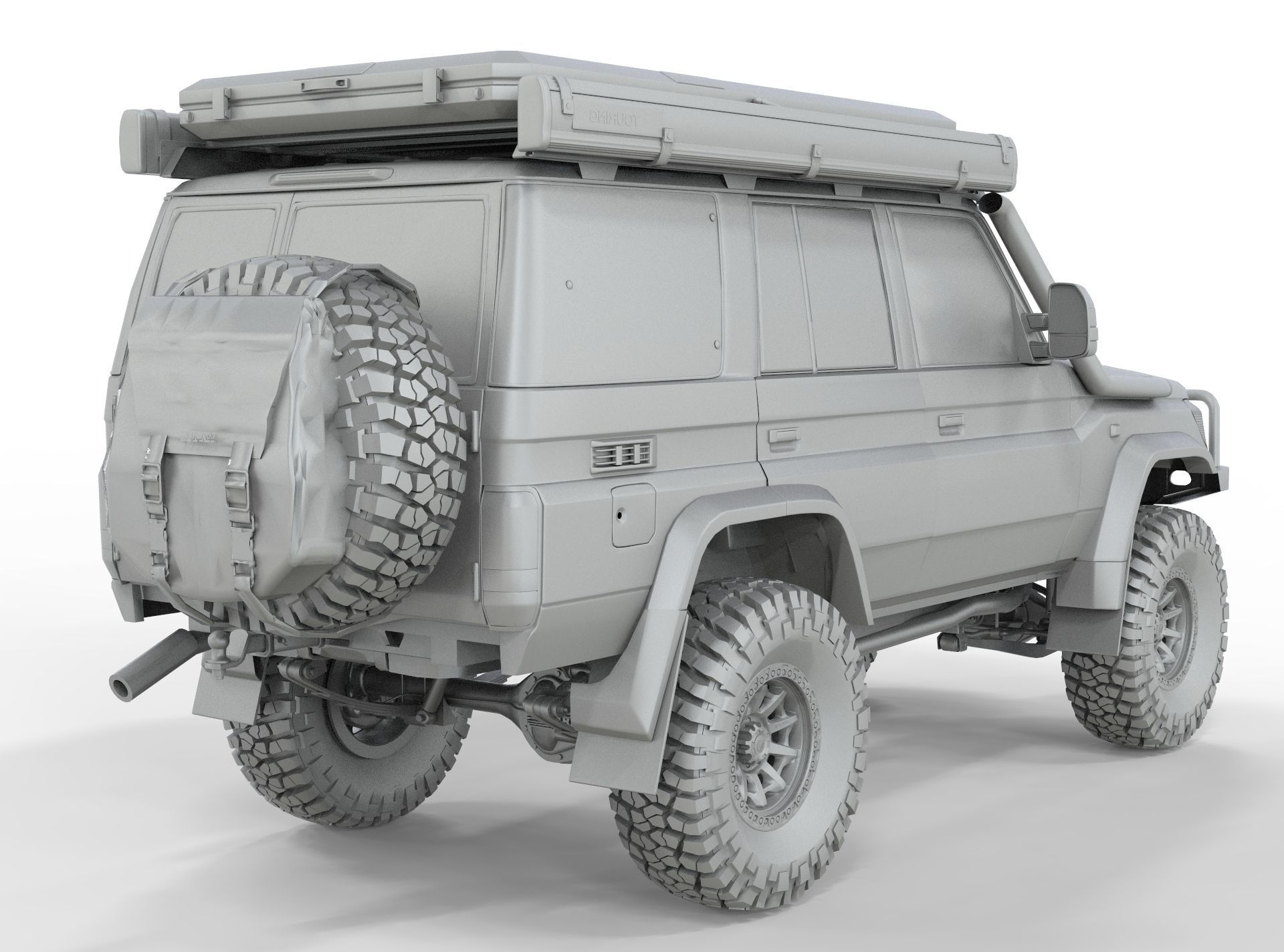 Generic Land Cruiser J76 2018 CBT Edition 3D model_14