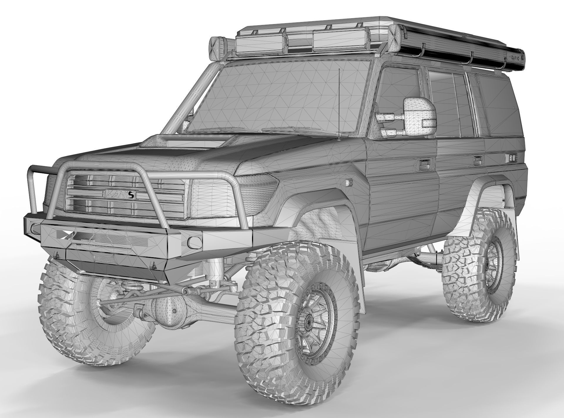 Generic Land Cruiser J76 2018 CBT Edition 3D model_12
