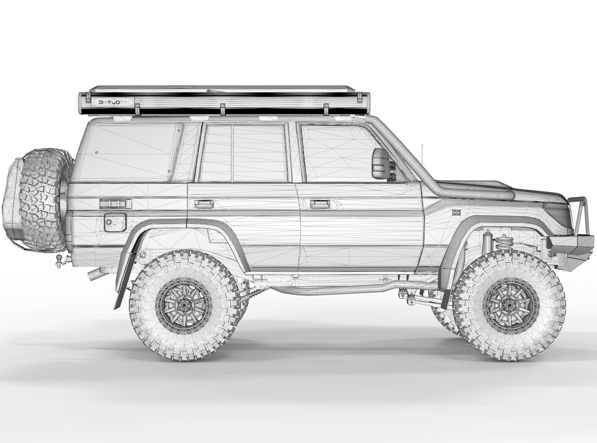 Generic Land Cruiser J76 2018 CBT Edition 3D model_10