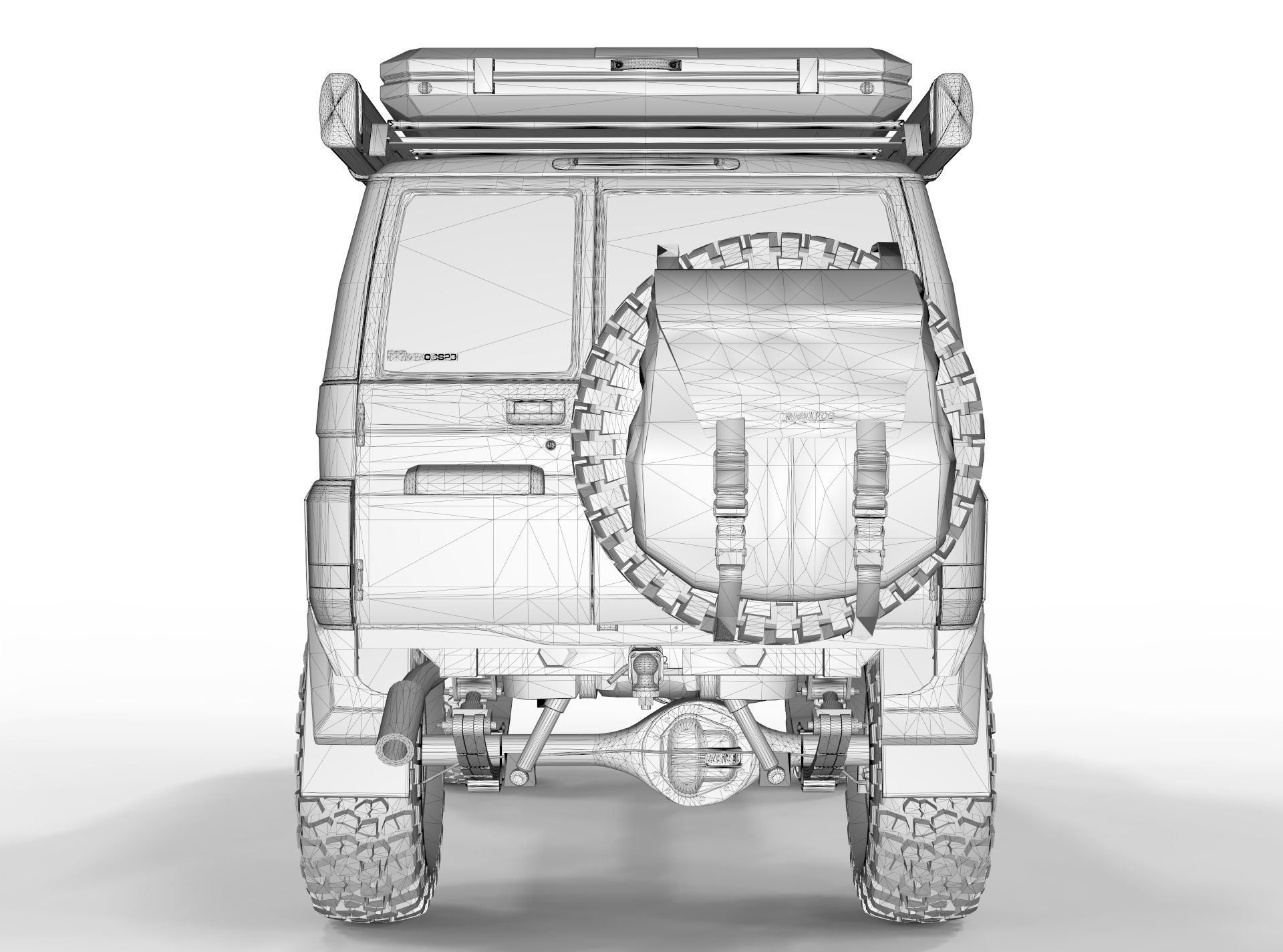 Generic Land Cruiser J76 2018 CBT Edition 3D model_8