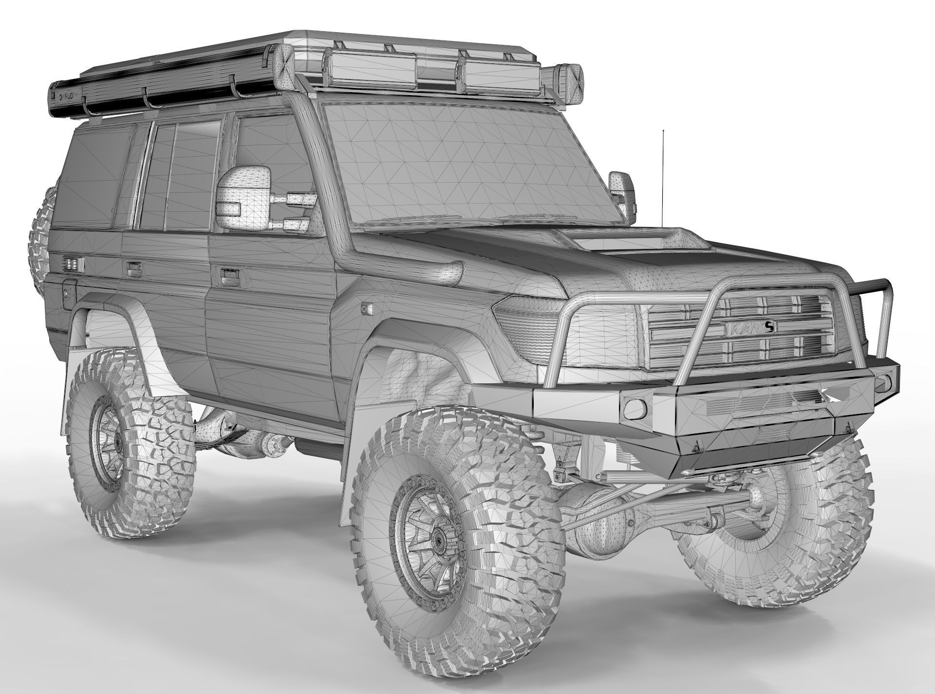 Generic Land Cruiser J76 2018 CBT Edition 3D model_7