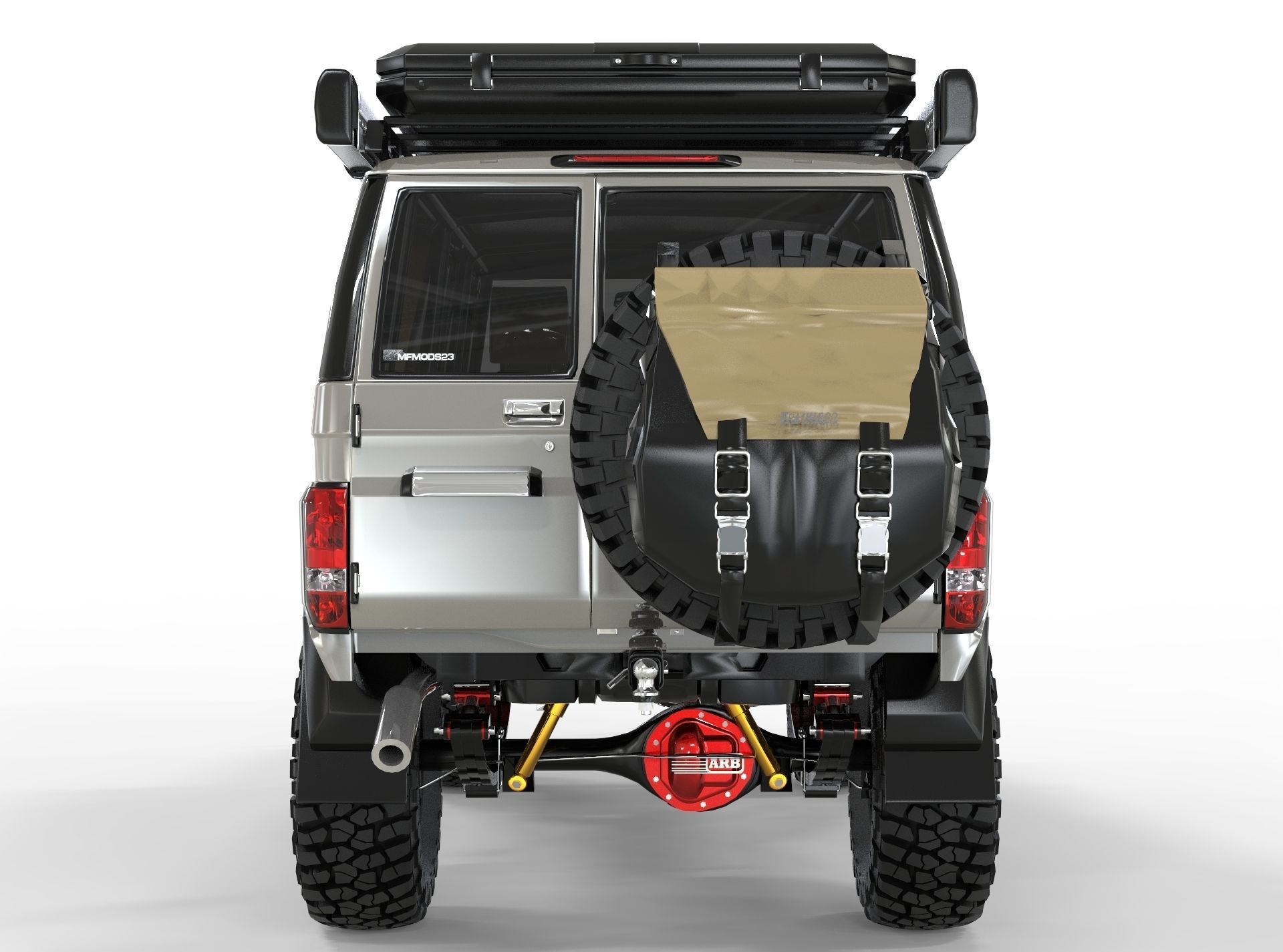 Generic Land Cruiser J76 2018 CBT Edition 3D model_4