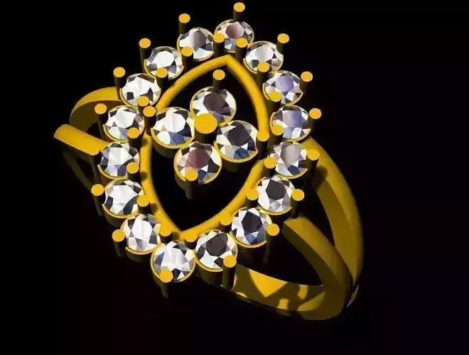 cluster ring 3dm file