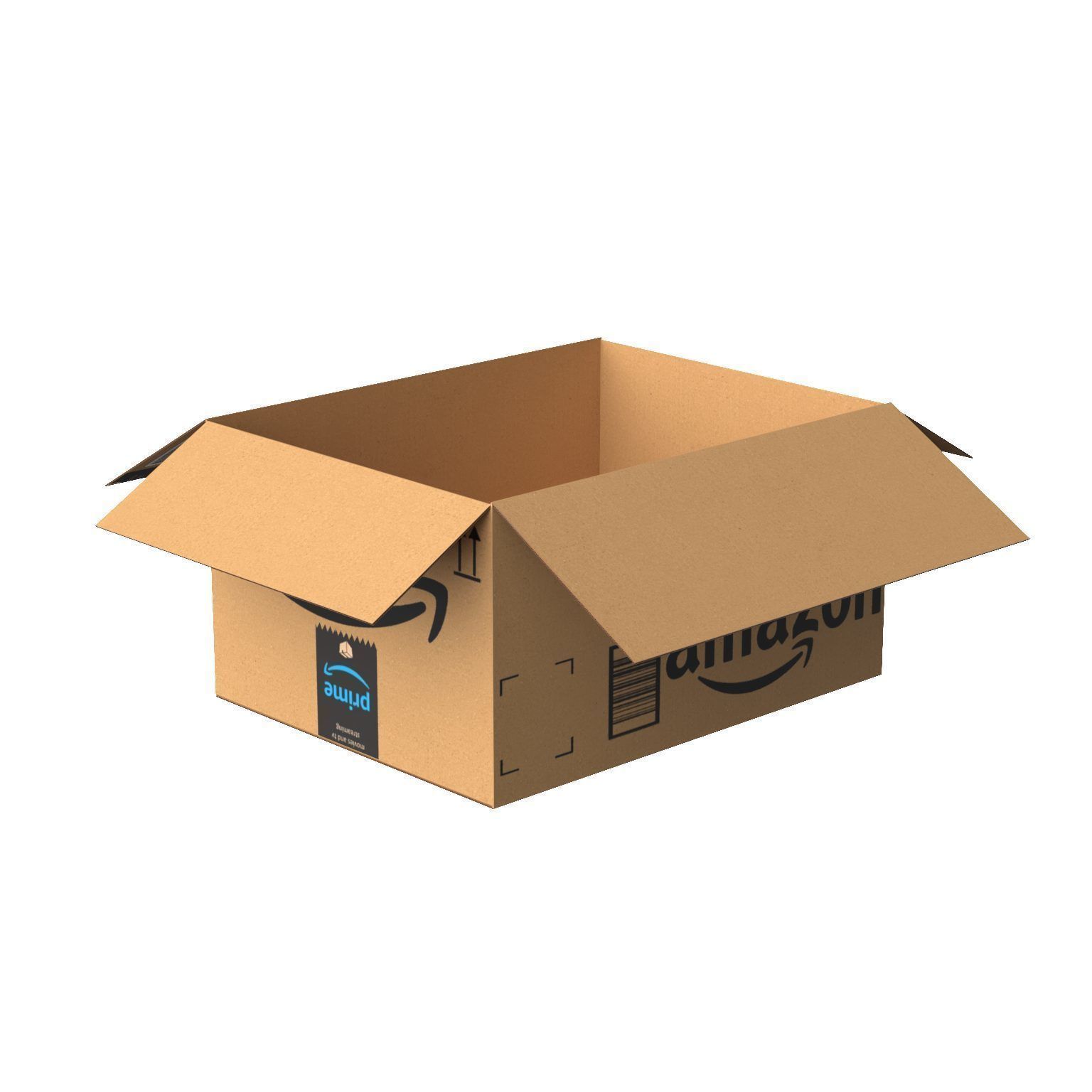 Amazon Box 2B PBR 09 Low-poly 3D model_18