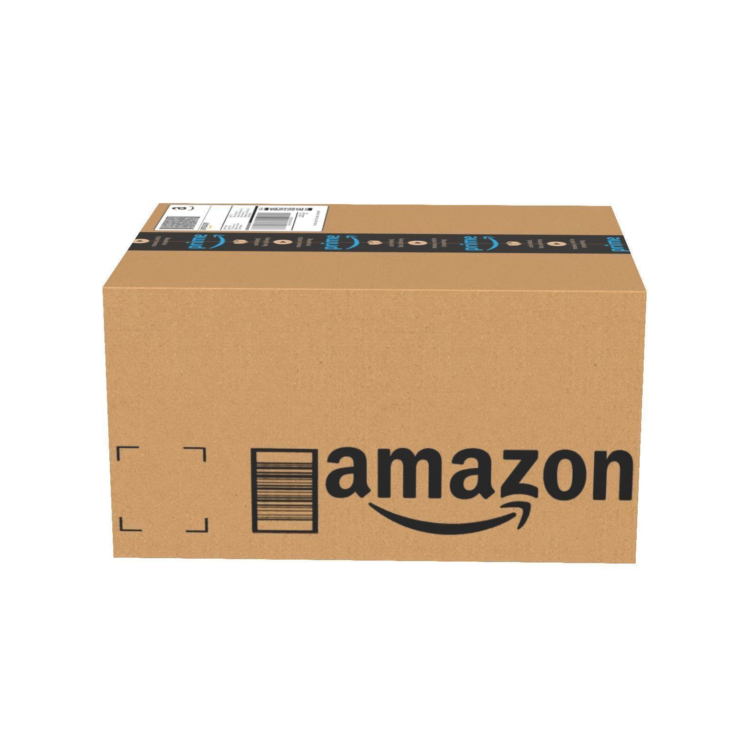 Amazon Box 2B PBR 09 Low-poly 3D model_7