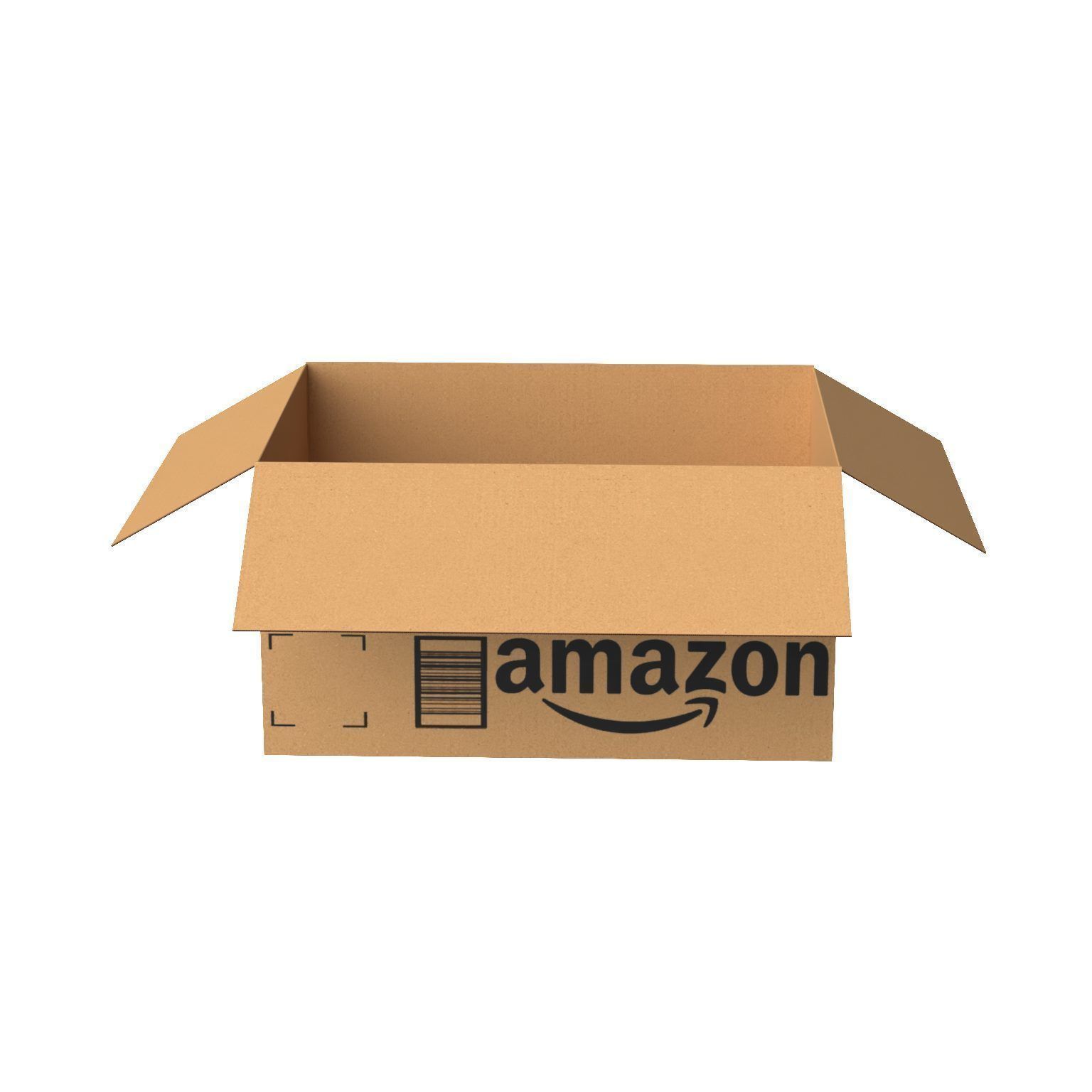Amazon Box 2B PBR 09 Low-poly 3D model_12