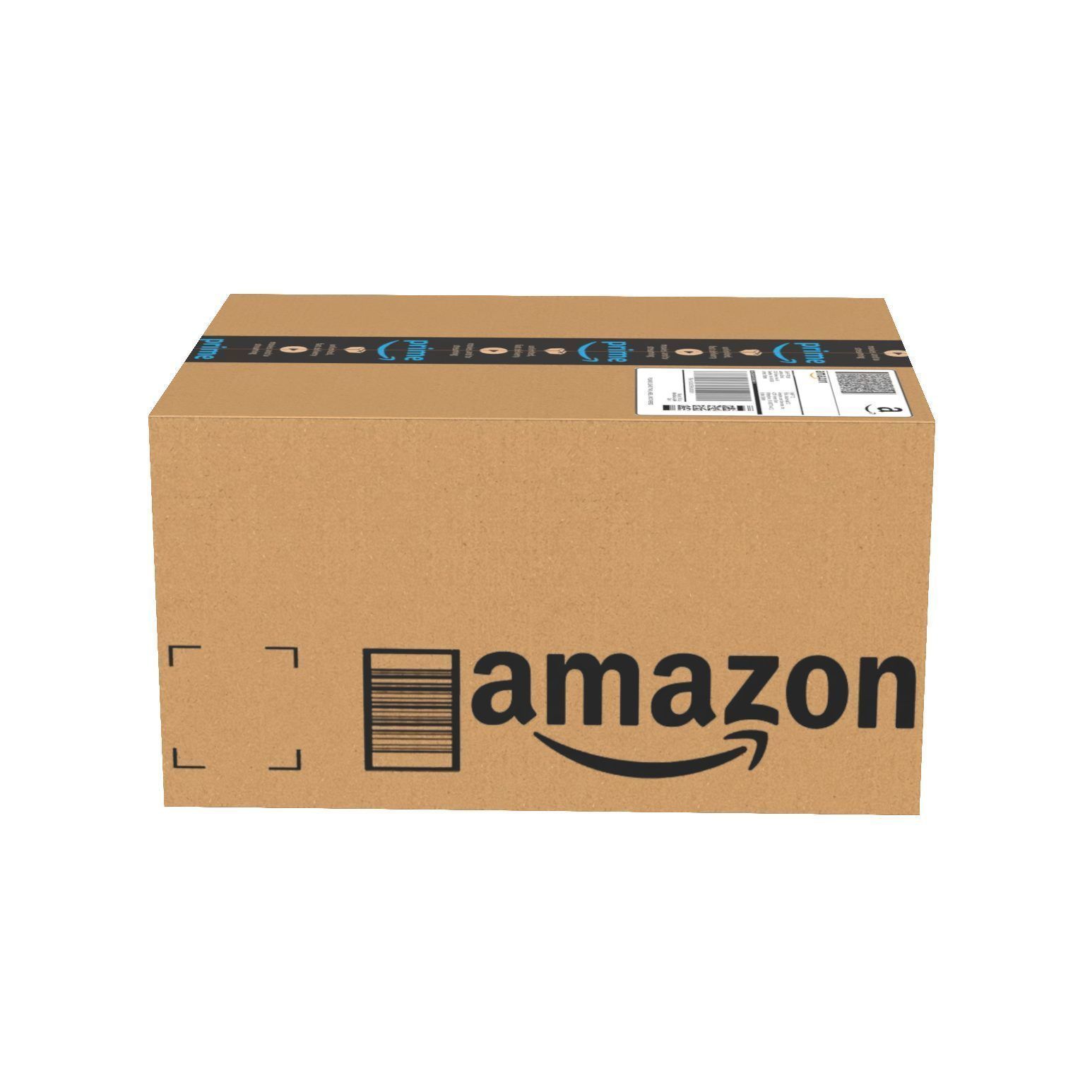 Amazon Box 2B PBR 09 Low-poly 3D model_3