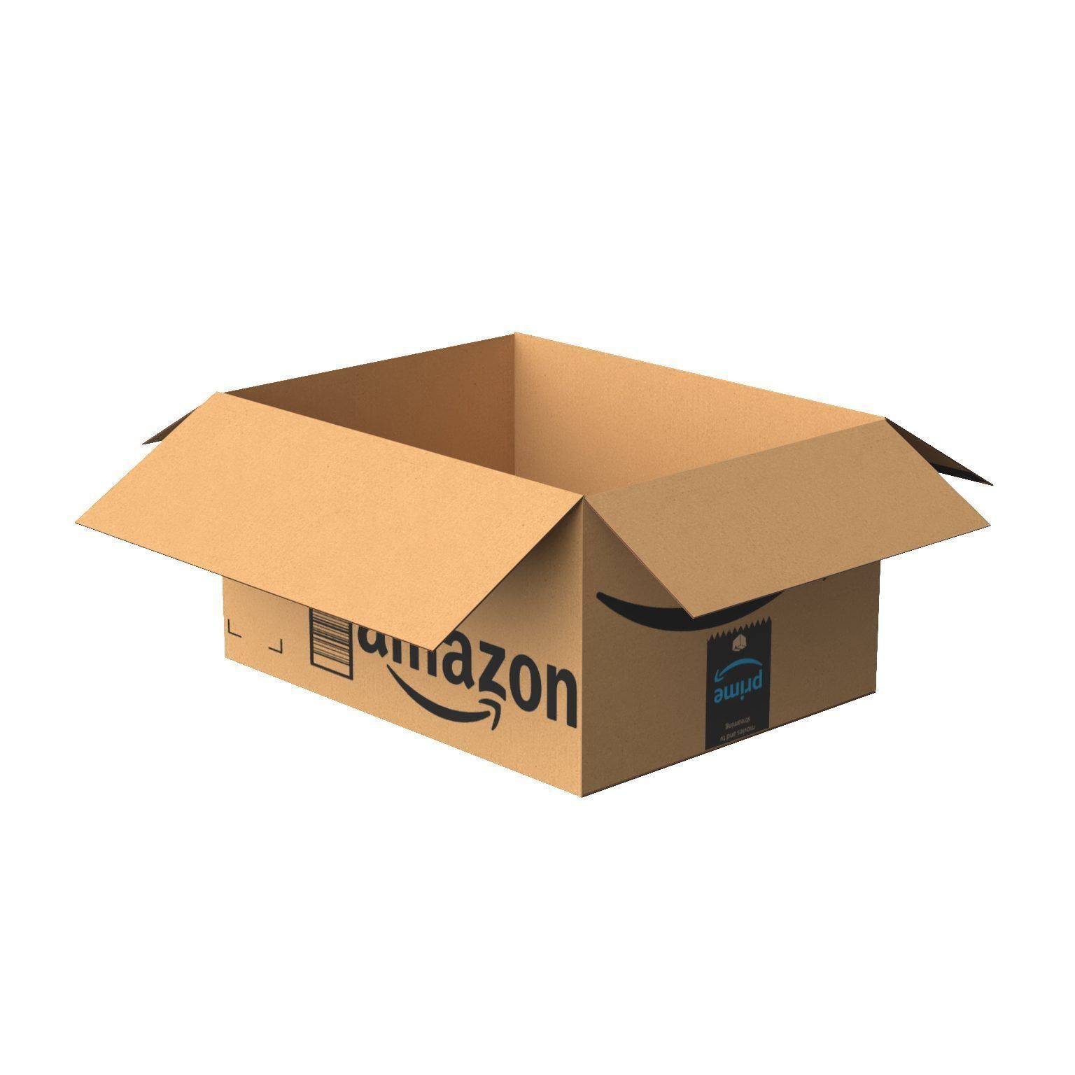 Amazon Box 2B PBR 09 Low-poly 3D model_11