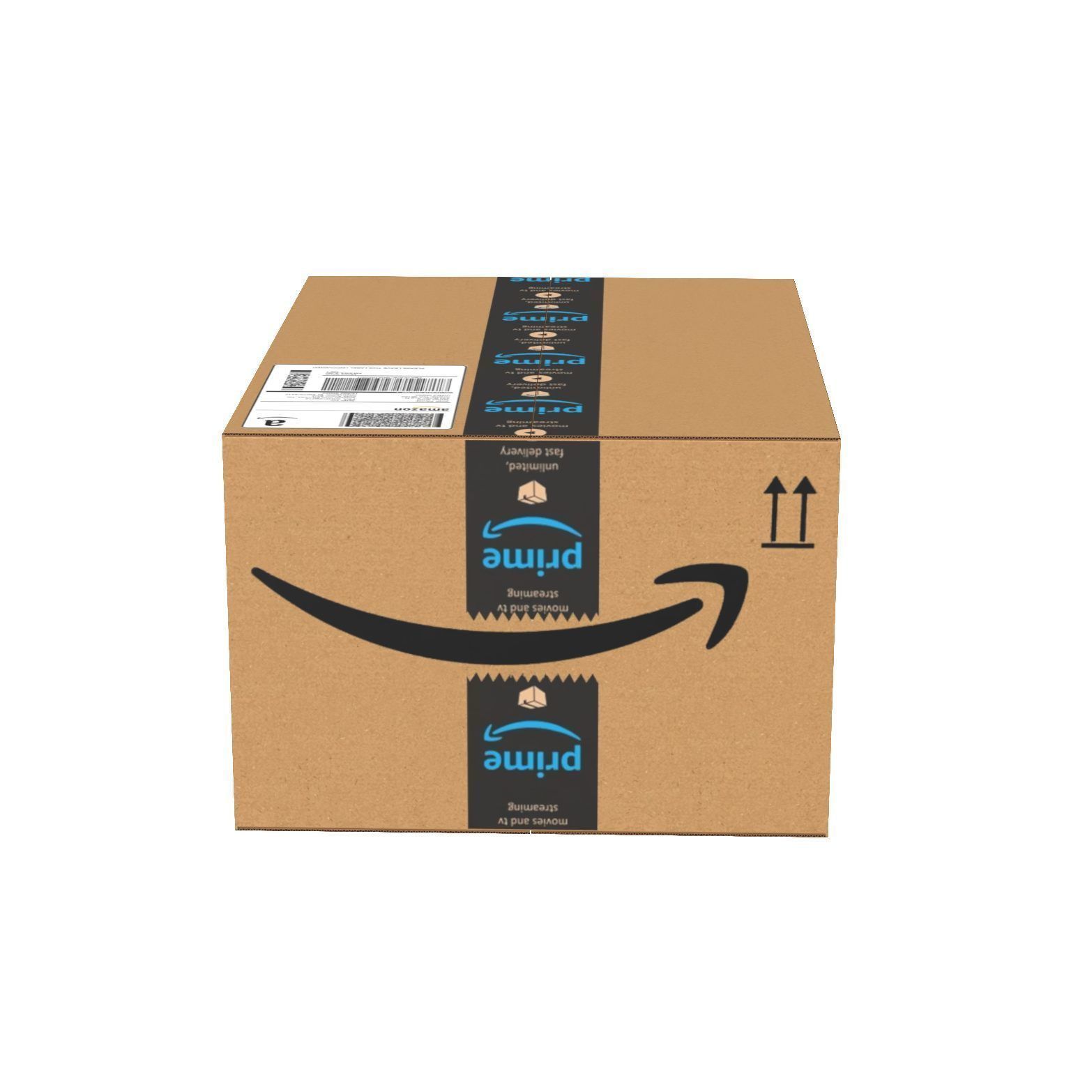 Amazon Box 2B PBR 09 Low-poly 3D model_8