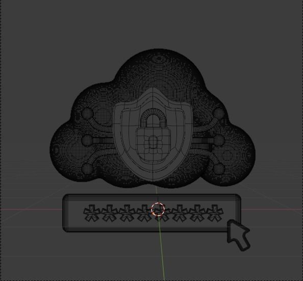 Data and Cloud server 3d Illustration  Icon Pack 3D model_47