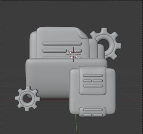 Data and Cloud server 3d Illustration  Icon Pack 3D model_16
