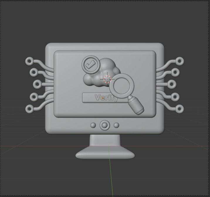 Data and Cloud server 3d Illustration  Icon Pack 3D model_40