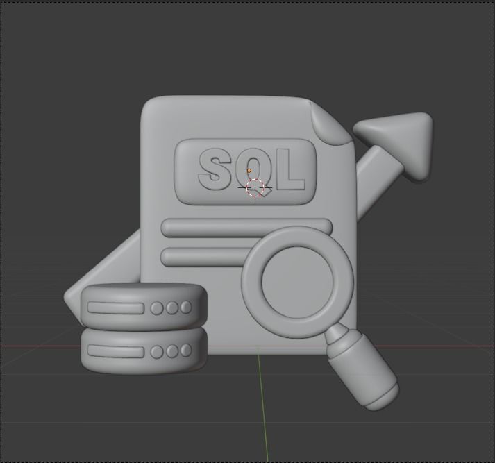 Data and Cloud server 3d Illustration  Icon Pack 3D model_20