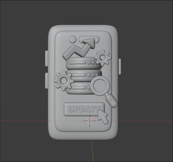 Data and Cloud server 3d Illustration  Icon Pack 3D model_65