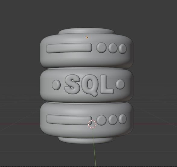 Data and Cloud server 3d Illustration  Icon Pack 3D model_73