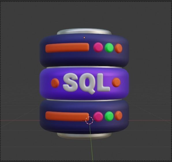 Data and Cloud server 3d Illustration  Icon Pack 3D model_74
