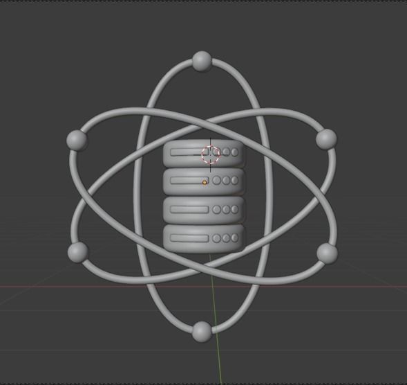 Data and Cloud server 3d Illustration  Icon Pack 3D model_18