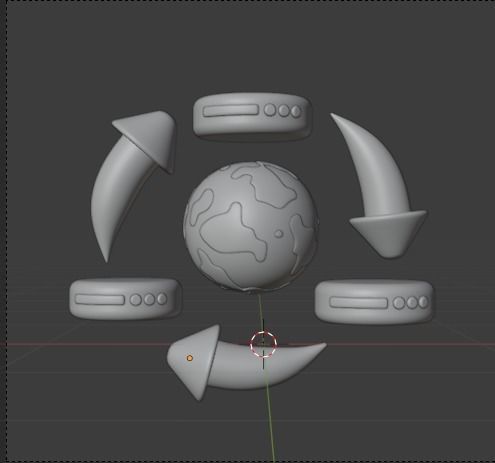 Data and Cloud server 3d Illustration  Icon Pack 3D model_71