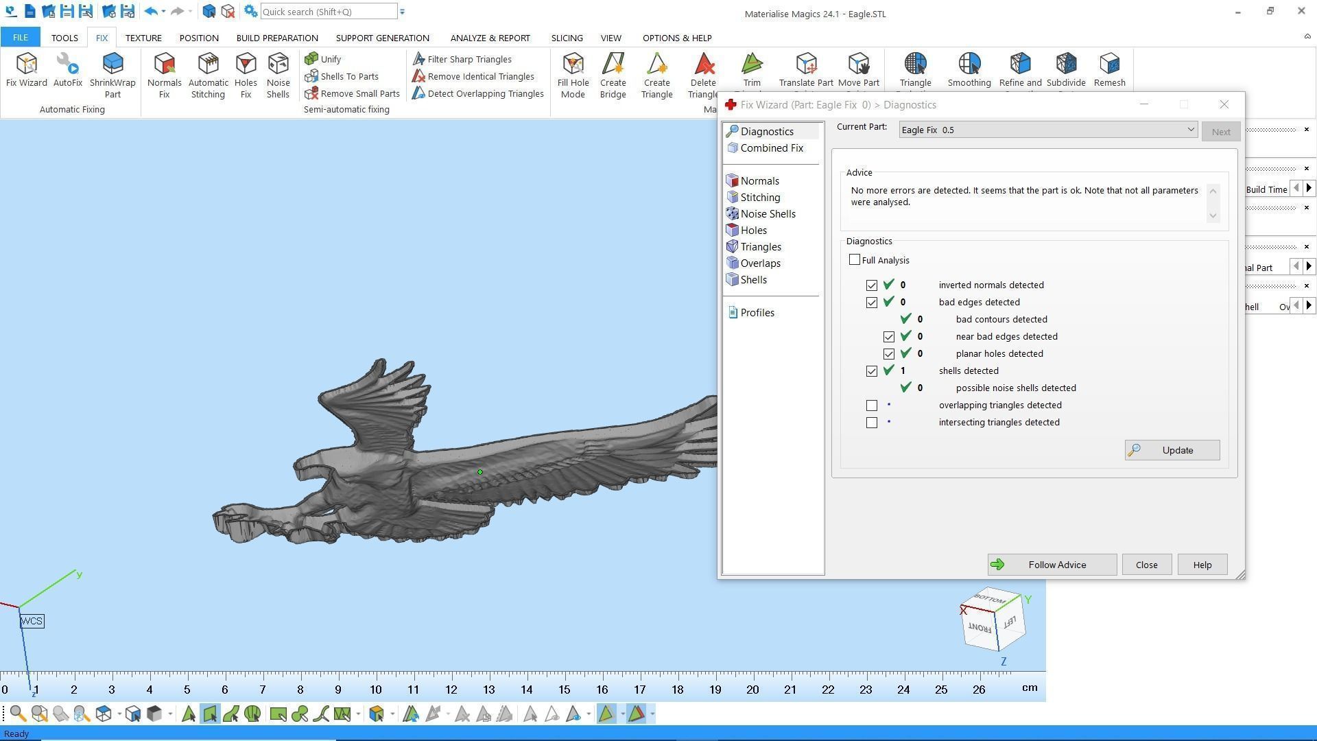 Gold eagle pendant 3D print model_9