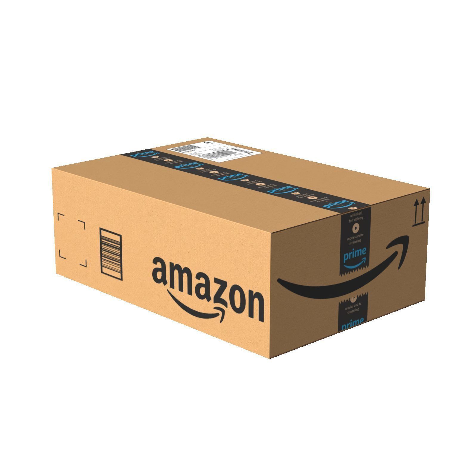 Amazon Box 1K PBR 11 Low-poly 3D model_7