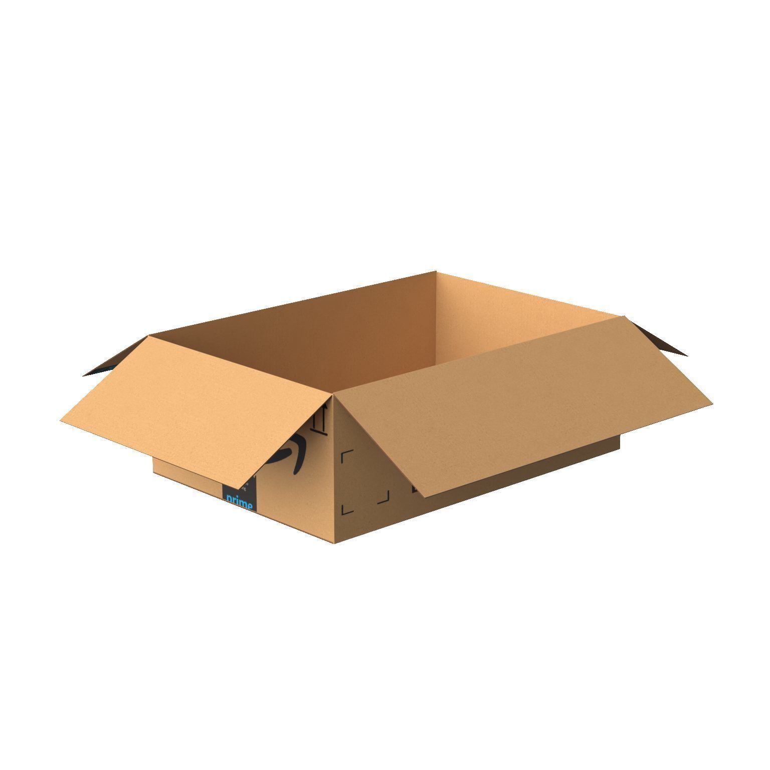 Amazon Box 1K PBR 11 Low-poly 3D model_13