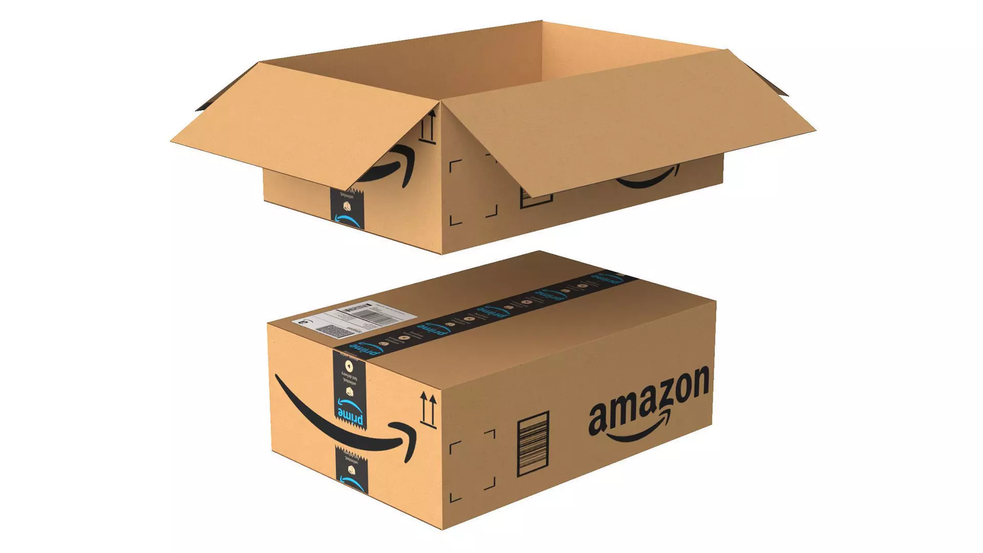 Amazon Box 1K PBR 11 Low-poly 3D model_0
