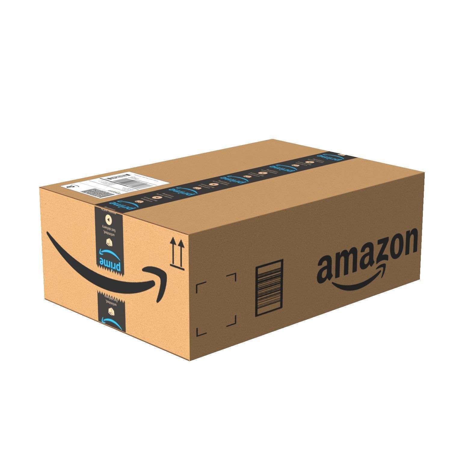Amazon Box 1K PBR 11 Low-poly 3D model_1