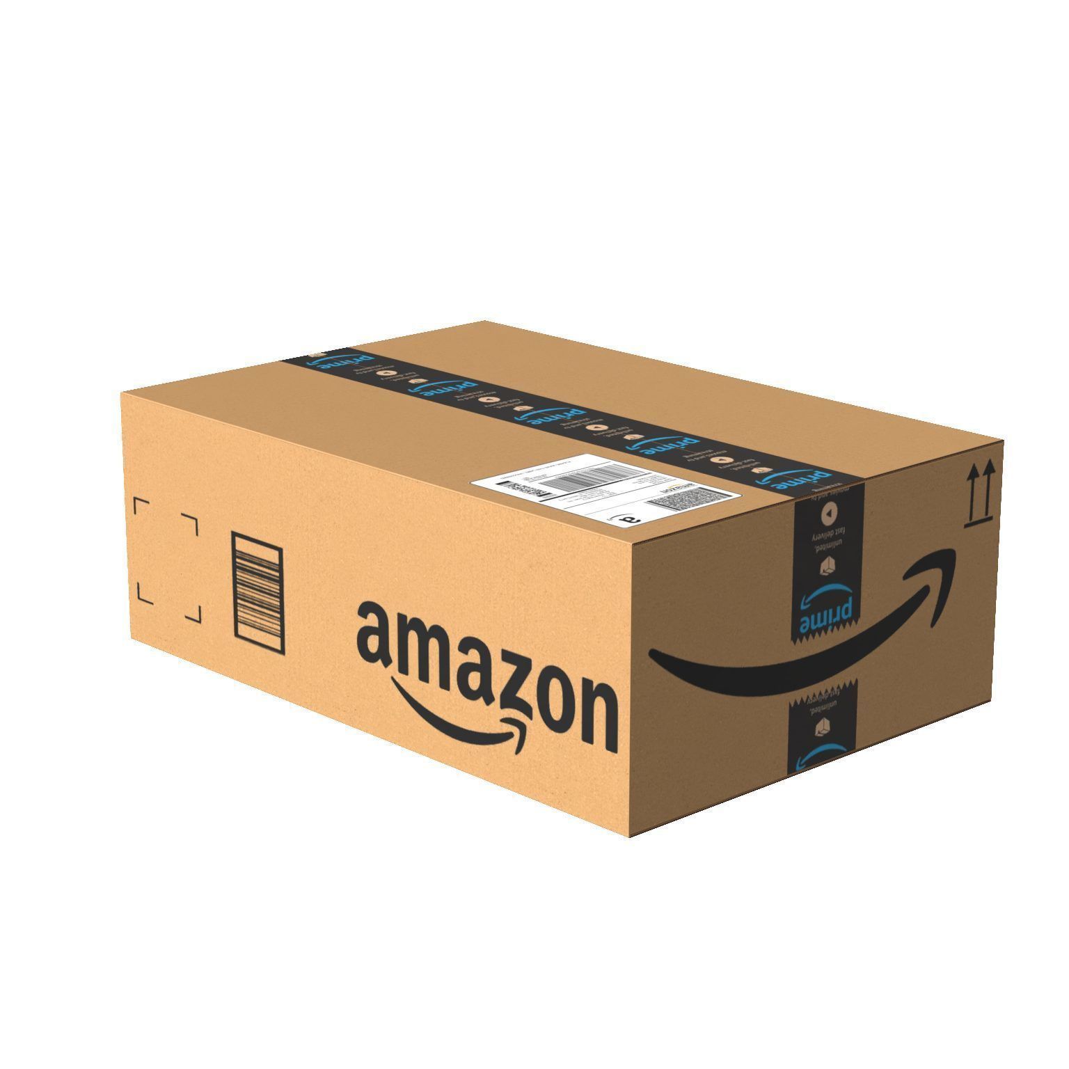 Amazon Box 1K PBR 11 Low-poly 3D model_3