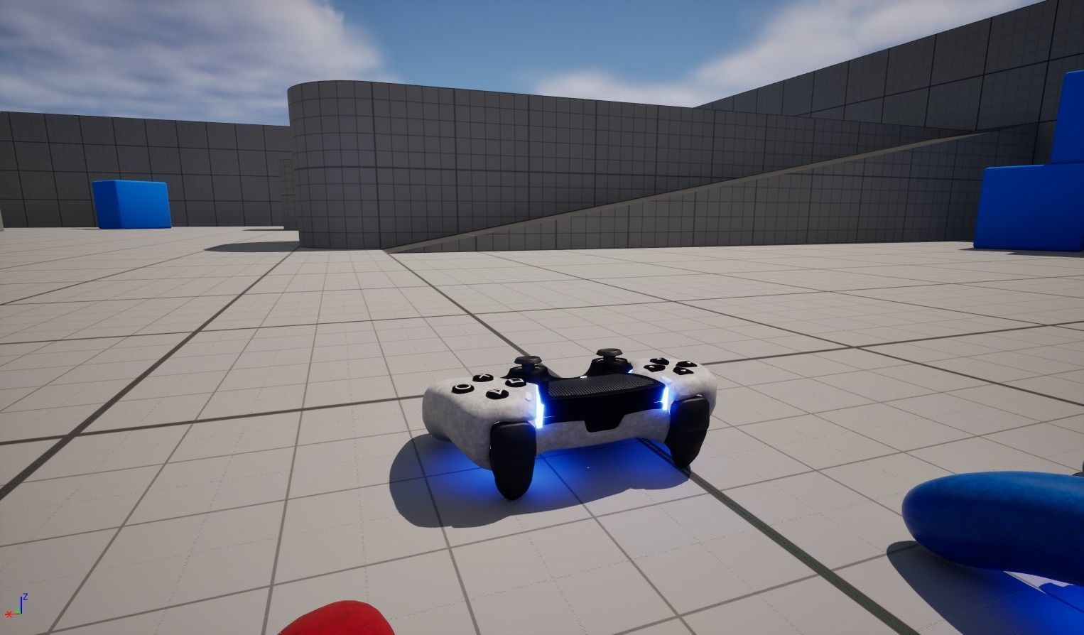 White Joystick Model - High Quality and Detailed 3D Model Low-poly 3D model_8