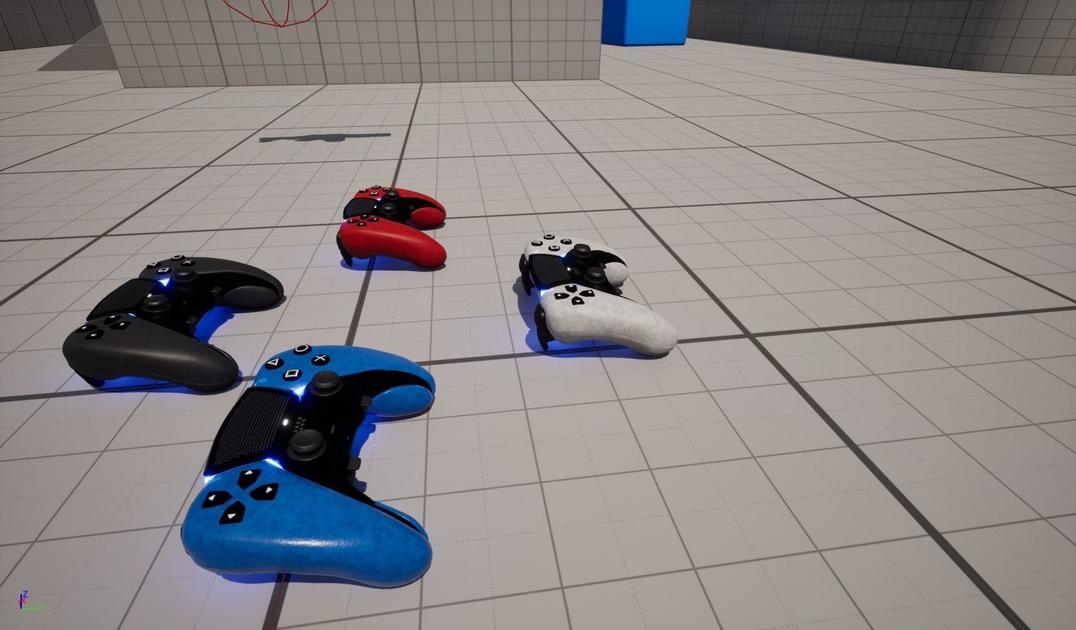 White Joystick Model - High Quality and Detailed 3D Model Low-poly 3D model_6