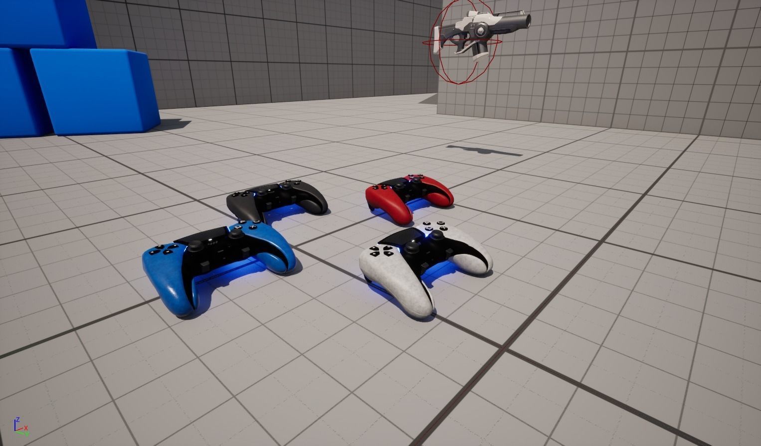 White Joystick Model - High Quality and Detailed 3D Model Low-poly 3D model_10