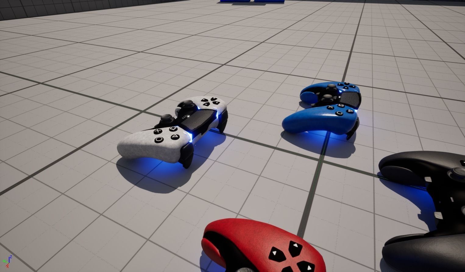 White Joystick Model - High Quality and Detailed 3D Model Low-poly 3D model_4