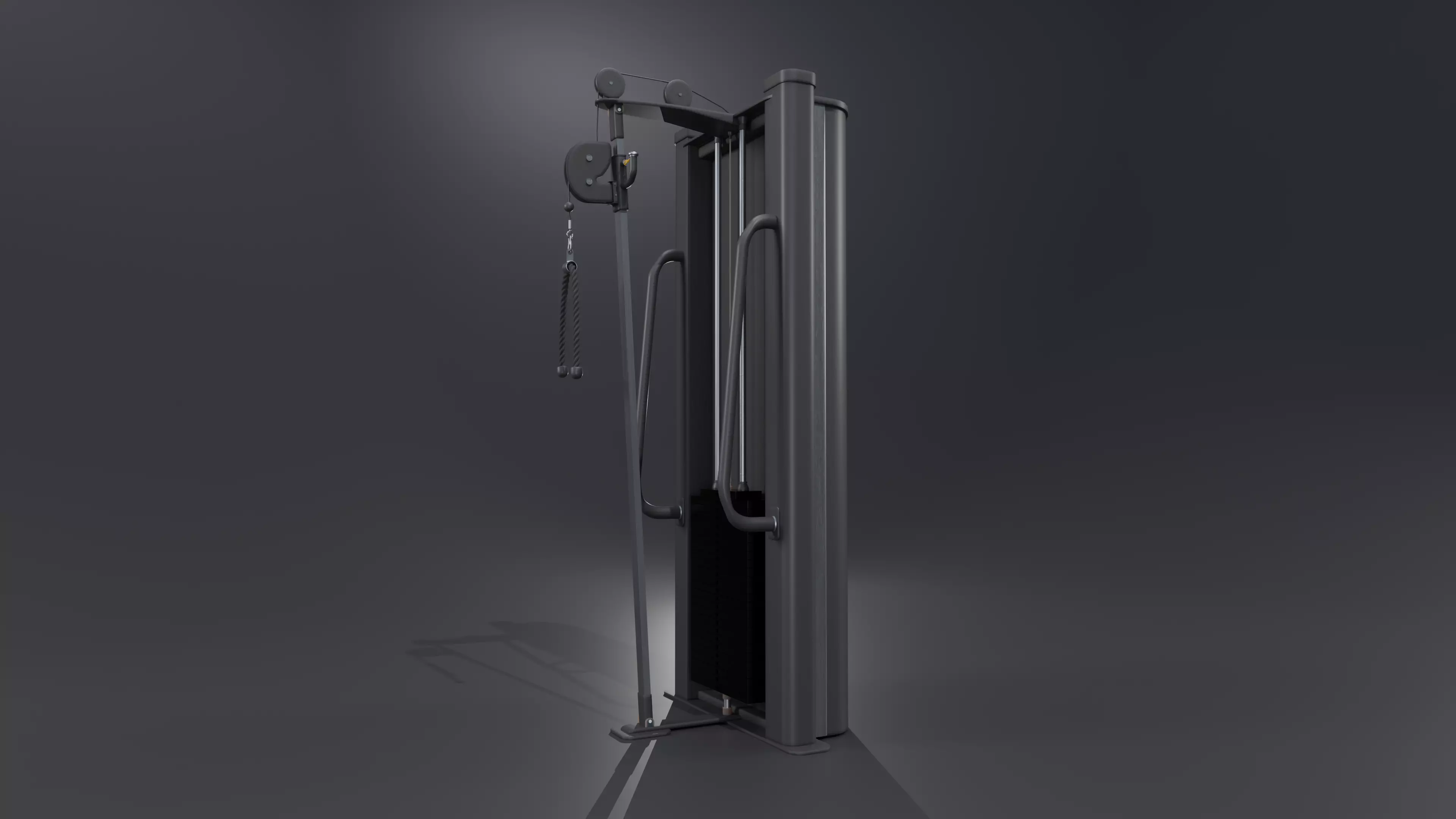 Multifunctional Fitness Machine 3D model_0