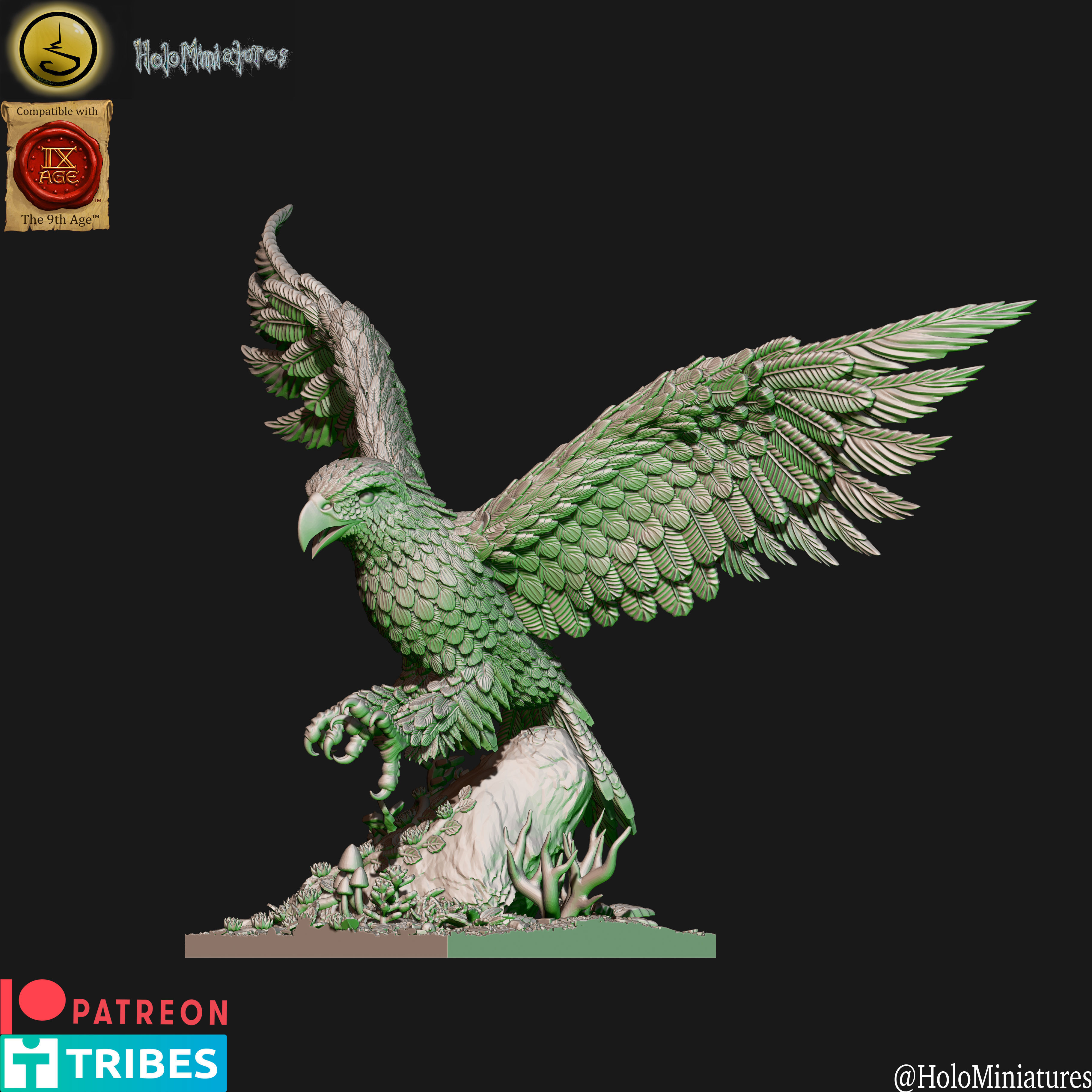 Elven eagles 3D print model_4