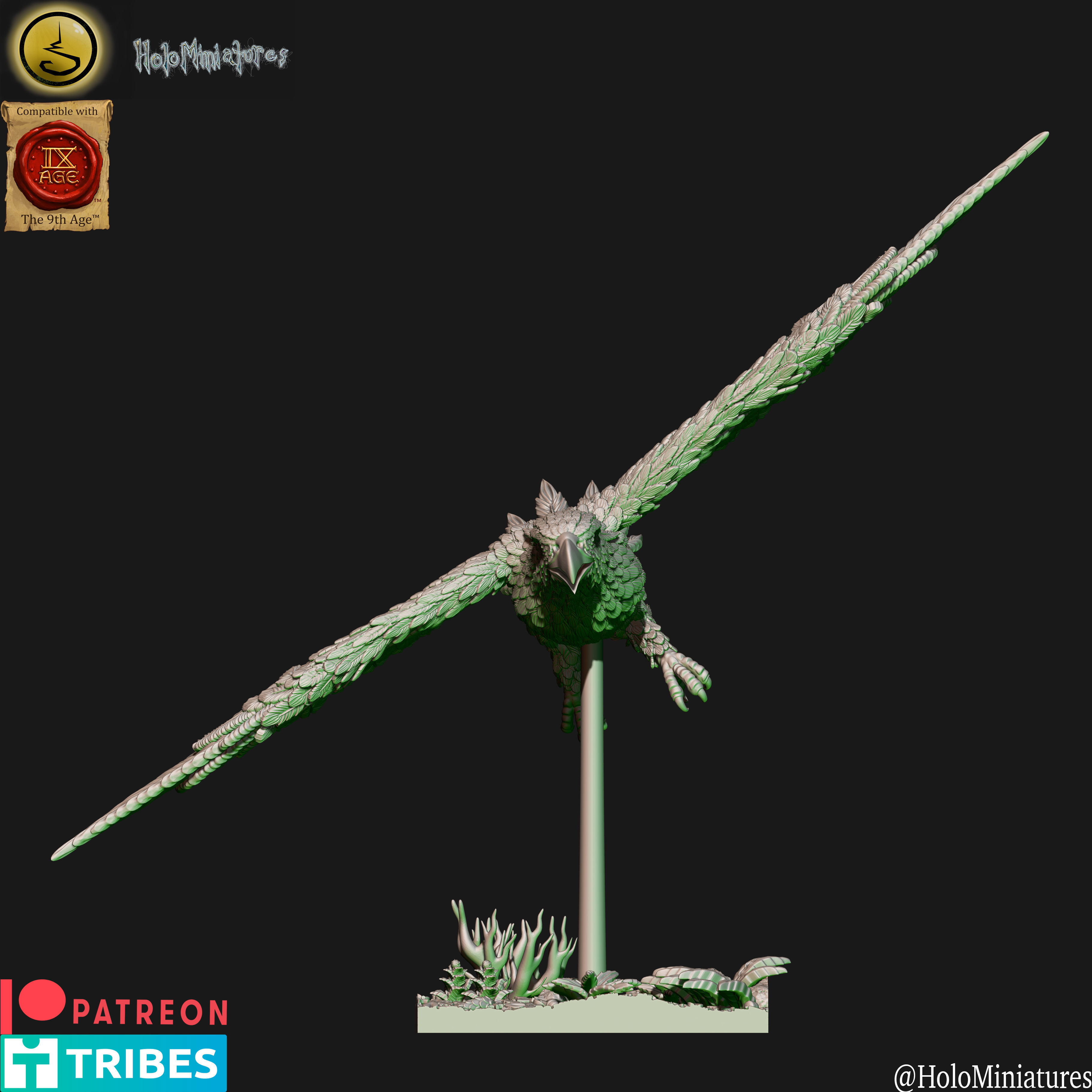 Elven eagles 3D print model_6
