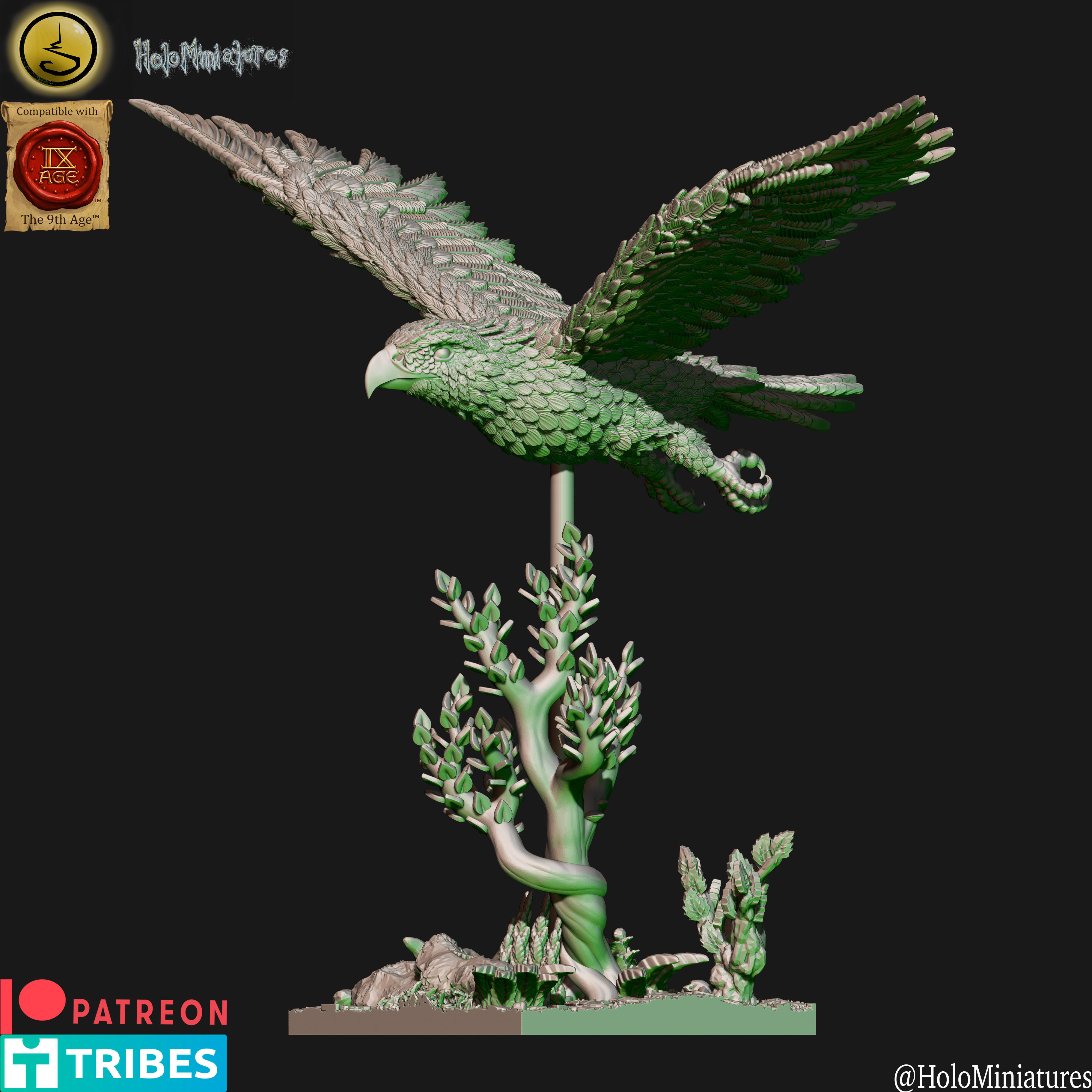 Elven eagles 3D print model_8