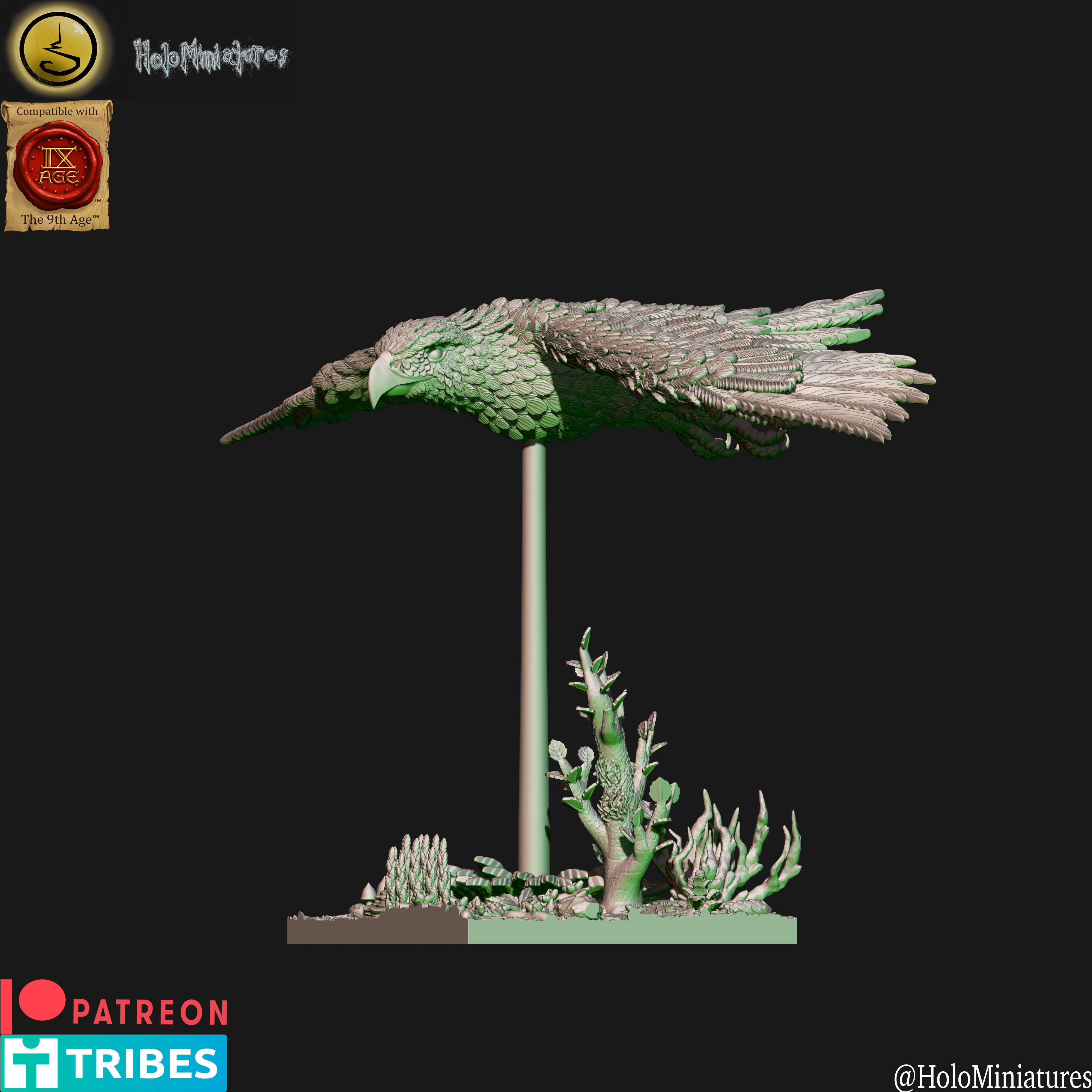 Elven eagles 3D print model_5