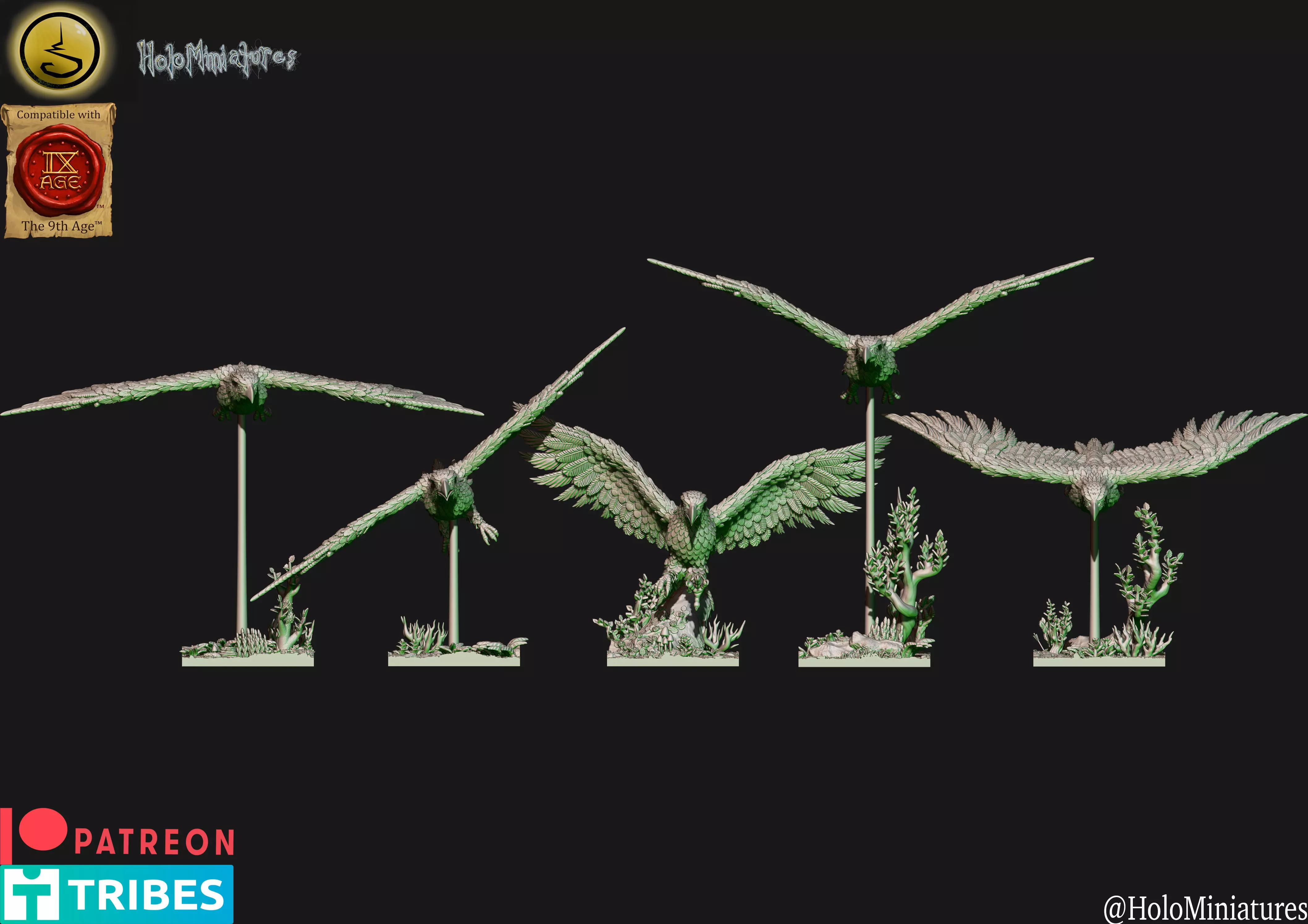 Elven eagles 3D print model_0