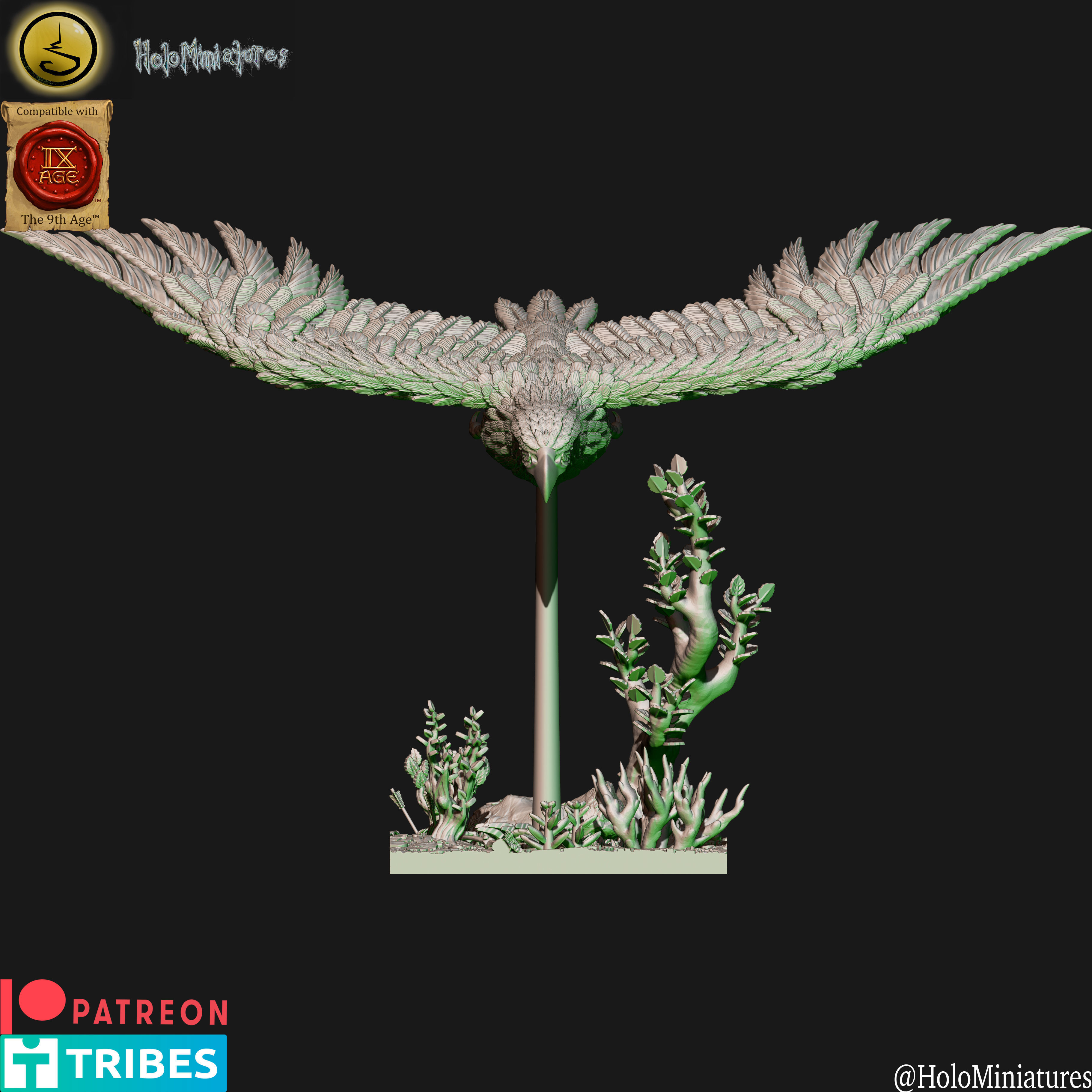 Elven eagles 3D print model_10
