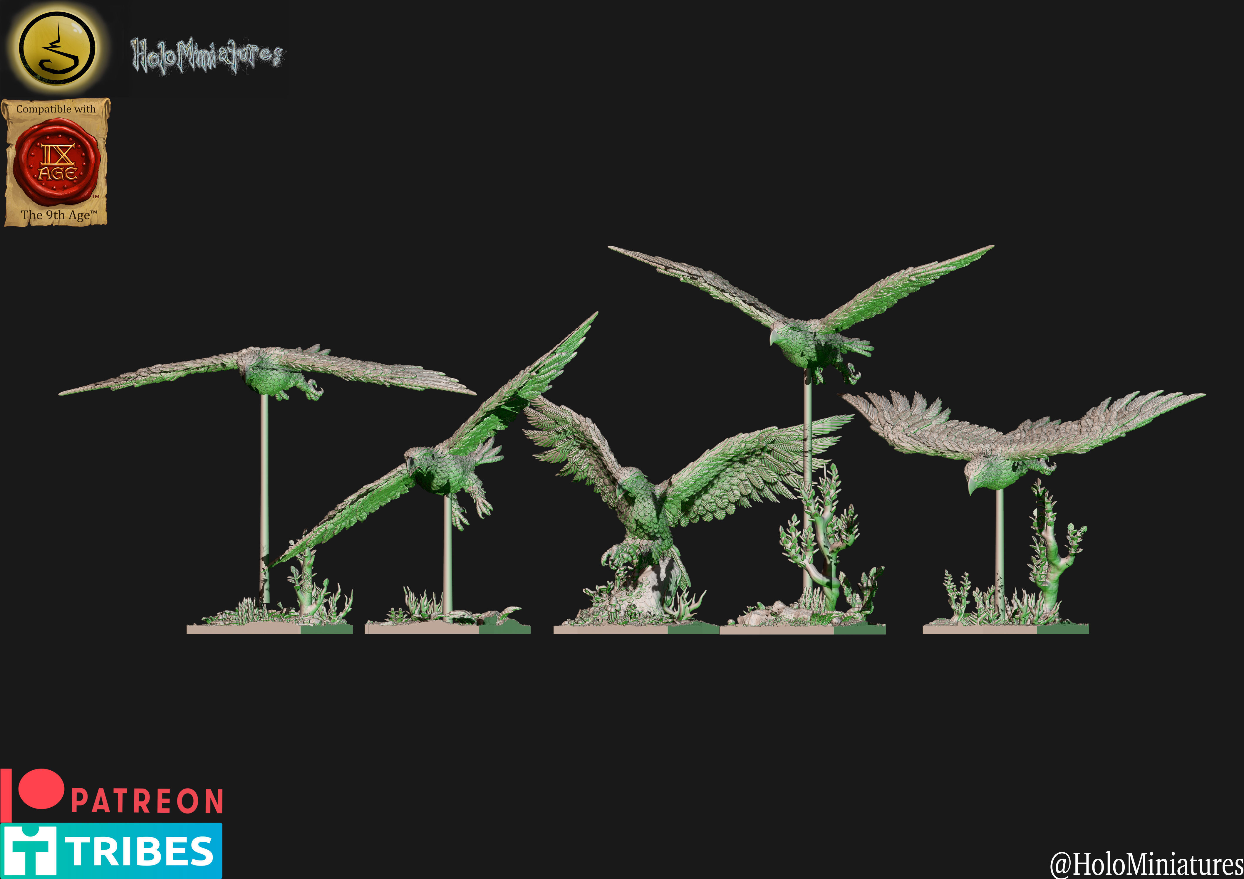 Elven eagles 3D print model_1